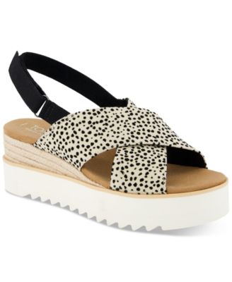TOMS - Women's Diana Crisscross Platform Wedge Sandals