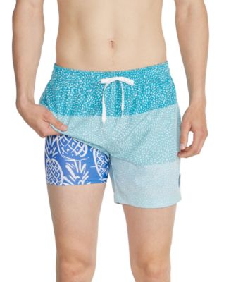 Chubbies - Men's The Whale Sharks Quick-Dry 5-1/2" Swim Trunks with Boxer Brief Liner