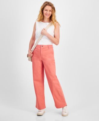 Style & Co - Women's High-Rise Wide-Leg Jeans