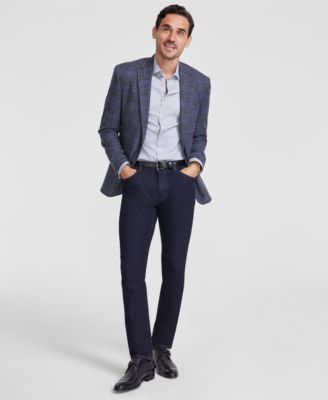 Michael Kors - Men's Classic-Fit Plaid Sport Coat