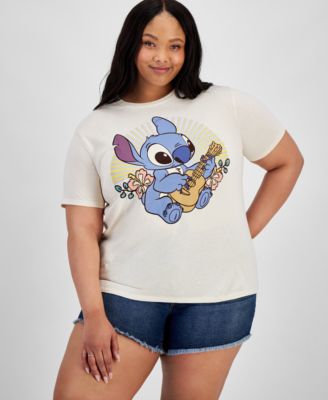 Disney - Trendy Plus Size Ohana Stitch Graphic T-Shirt