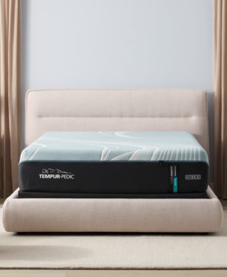 Tempur-Pedic - LuxeAdapt 2.0 Medium Hybrid 13" Tight Top Mattress Set - Queen