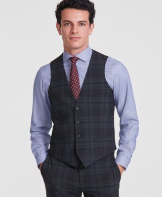 Bar III - Men's Slim-Fit Wool Blend Suit Vest