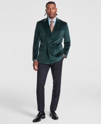 Tayion Collection - Men's Classic-Fit Velvet Dinner Jacket