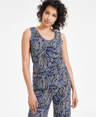 Anne Klein - Petite Reversible Printed Tank Top