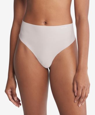 Calvin Klein - Women's Invisibles High-Waist Thong Underwear QD3864