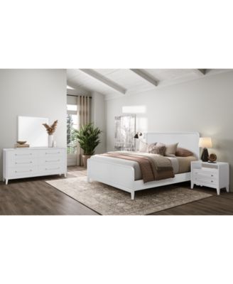 Furniture - Assemblage 3pc Bedroom Set (Queen Bed, Dresser, & Open Nighstand)