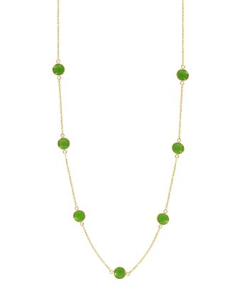 EFFY Collection - Dyed Jade Bead Collar Necklace in 14k Gold