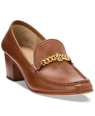 Lauren Ralph Lauren - Women's Winslet Chain Hardware Loafer Pumps