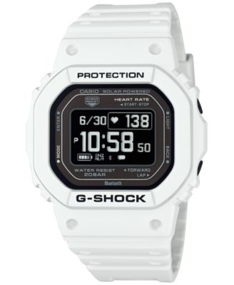 G-Shock - Men's Digital White Resin Strap Watch 45mm, DWH5600-7