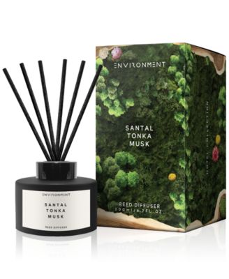 ENVIRONMENT - Santal, Tonka & Musk Diffuser (Inspired by 5-Star Luxury Hotels), 6.7 oz.