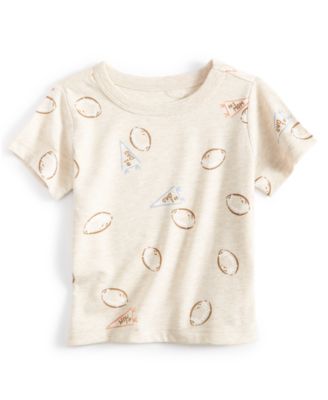 First Impressions - Baby Boy Short Sleeve Football Print T-Shirt