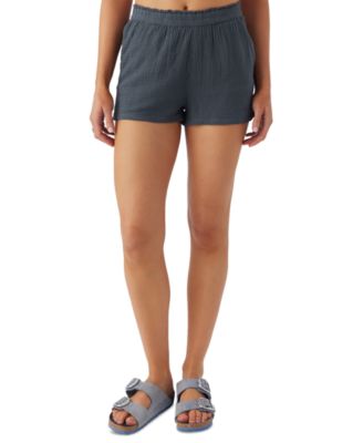 O'Neill - Juniors' Carla Cotton High-Rise Pull-On Shorts
