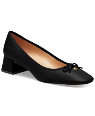 COACH - Women's Ava Ballet Block-Heel Pumps
