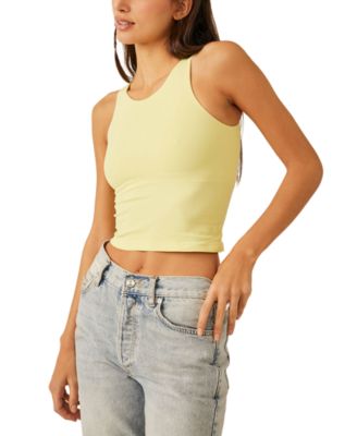 Free People - Women's Clean Lines Cropped Camisole Top