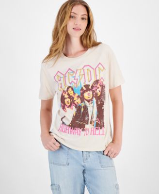 Love Tribe - Juniors' Cotton AC/DC Highway To Hell T-Shirt