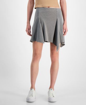 Ultra Flirt - Juniors' Asymmetric-Pleat Side-Zip Skirt