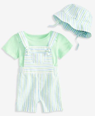 First Impressions - Baby Boys Palm Springs T-Shirt, Shortall & Hat