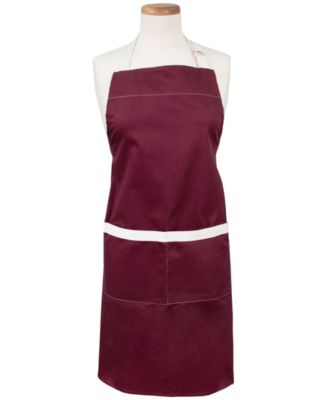 Ritz - Cotton Solid-Color Adjustable O-Ring Bib Apron