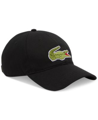 Lacoste - Men's Adjustable Croc Logo Cotton Twill Baseball Cap