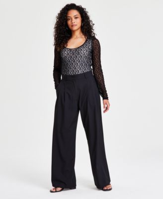 Bar III - Petite Wide-Leg Pants, Created for Macy's