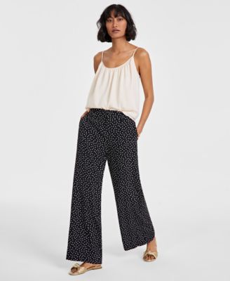 On 34th - Women's Printed Wide-Leg Pants