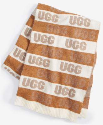 UGG® - Rib Edge Repeating Logo Graphic Scarf