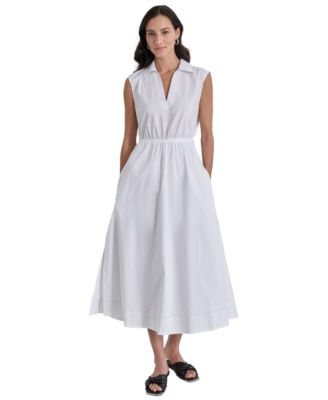 DKNY Jeans - Women's Back-Cut-Out Sleeveless Maxi Dress