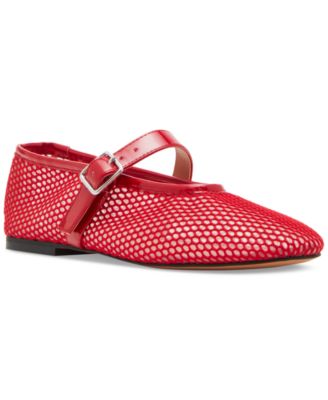 Steve Madden - Women's Dreaming Mesh Mary Jane Flats