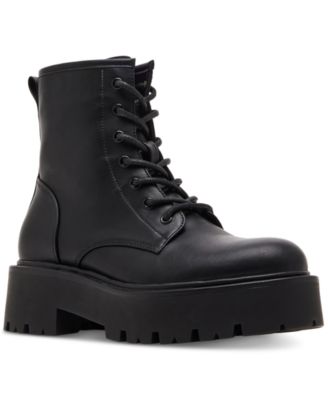 Madden Girl - Women's Channt Lace Up Hiker Combat Booties