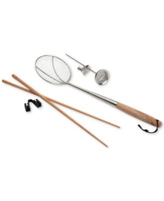 Cuisinart - Outdoor 4-Pc Wok Deep Fry Tool Set