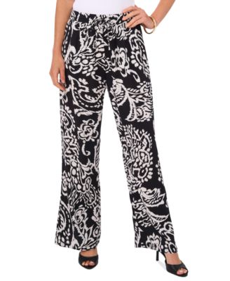 Vince Camuto - Women's Wide-Leg Elastic-Waist Pants