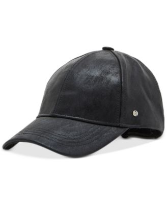 Steve Madden - Women's Stone Distressed Metallic Baseball Cap