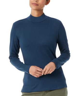 BASS OUTDOOR - Women's Mock-Neck Long-Sleeve Top
