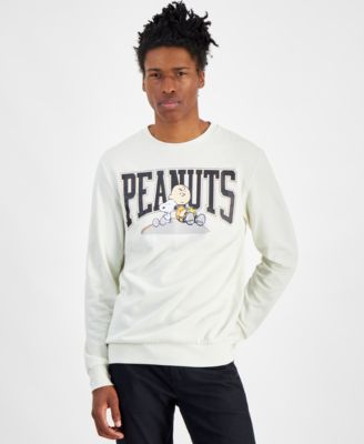 Hybrid - Men's Peanuts Hilltop Regular-Fit Printed Fleece Sweatshirt