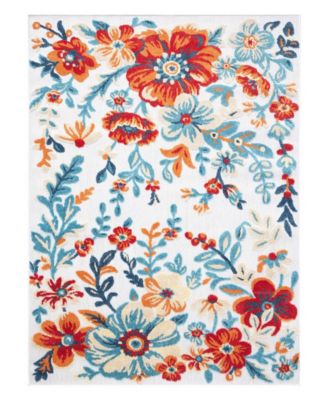 Town & Country Living - Hibiscus Bloom Modern Floral 3'11"x5'2" Area Rug