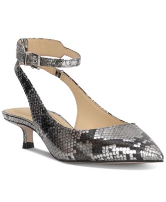 Jessica Simpson - Women's Vellana Ankle-Strap Kitten-Heel Pumps