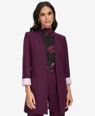 Calvin Klein - Petite Cuffed Topper Jacket