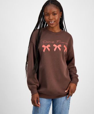 Rebellious One - Juniors' Paris Graphic Sweatshirt