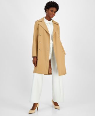 BOSS Orange - Women's Classic Double-Breast Trench Coat