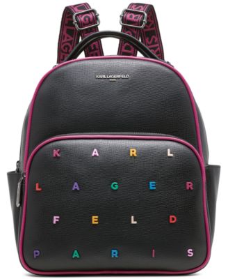 KARL LAGERFELD PARIS - Maybelle Multicolor Logo Backpack