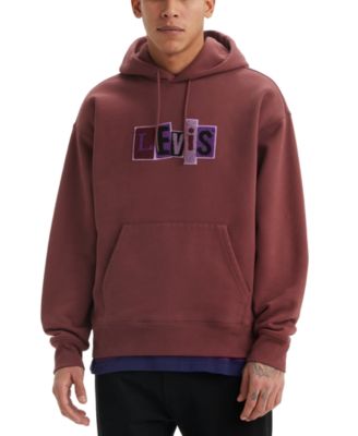 Levi's - Men's Relaxed Fit Long Sleeve Patch Logo Skater Hoodie