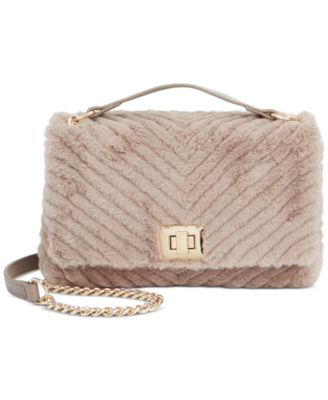 I.N.C. International Concepts - Small Ajae Faux-Fur Shoulder Bag