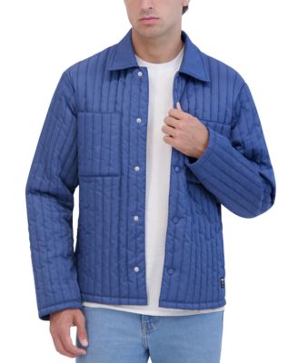 Hudson - Men's Slim-Fit Vertical Quilted Shirt Jacket