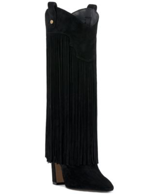 Vince Camuto - Women's Shela Fringe Cowboy Boots