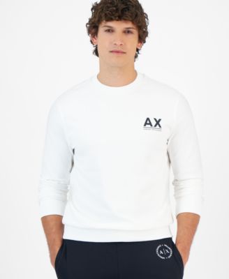 A|X Armani Exchange - Men's Long Sleeve Crewneck Logo Sweatshirt