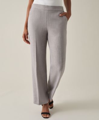 Kasper - Women's Pull-On Straight-Leg Pants
