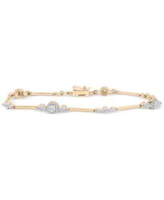 Wrapped in Love - Diamond Station Link Bracelet (1/2 ct. t.w.) in 14k Gold