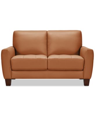 Furniture - Galligher 59" Leather Loveseat