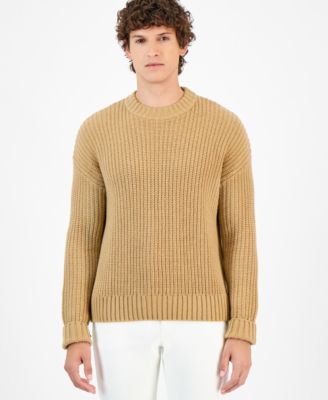 Michael Kors - Men's Stepped Hem Crewneck Sweater